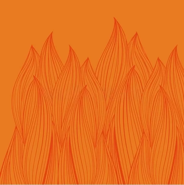 flames abstraites orange