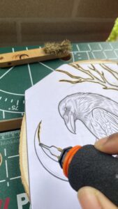 Modèles de pyrogravure sur papier autocollant, plus d&rsquo;inconvénients que d&rsquo;avantages